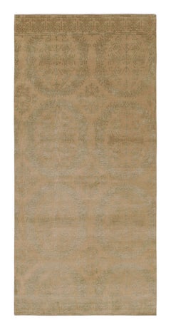 Teppich im europäischen Stil von Teppich & Kilims mit beige-braunem und grünem Medaillonmuster