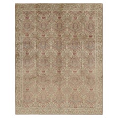 Alfombra de estilo europeo "Granada" de Rug & Kilim en marrón beige con motivos florales