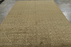 Rug & Kilim’s European Style Rug in Brown and Gold Florals “Cordoba”