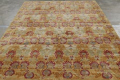 Tapis & Kilims Tapis de style européen en or et rouge à motifs floraux sur toute la surface
