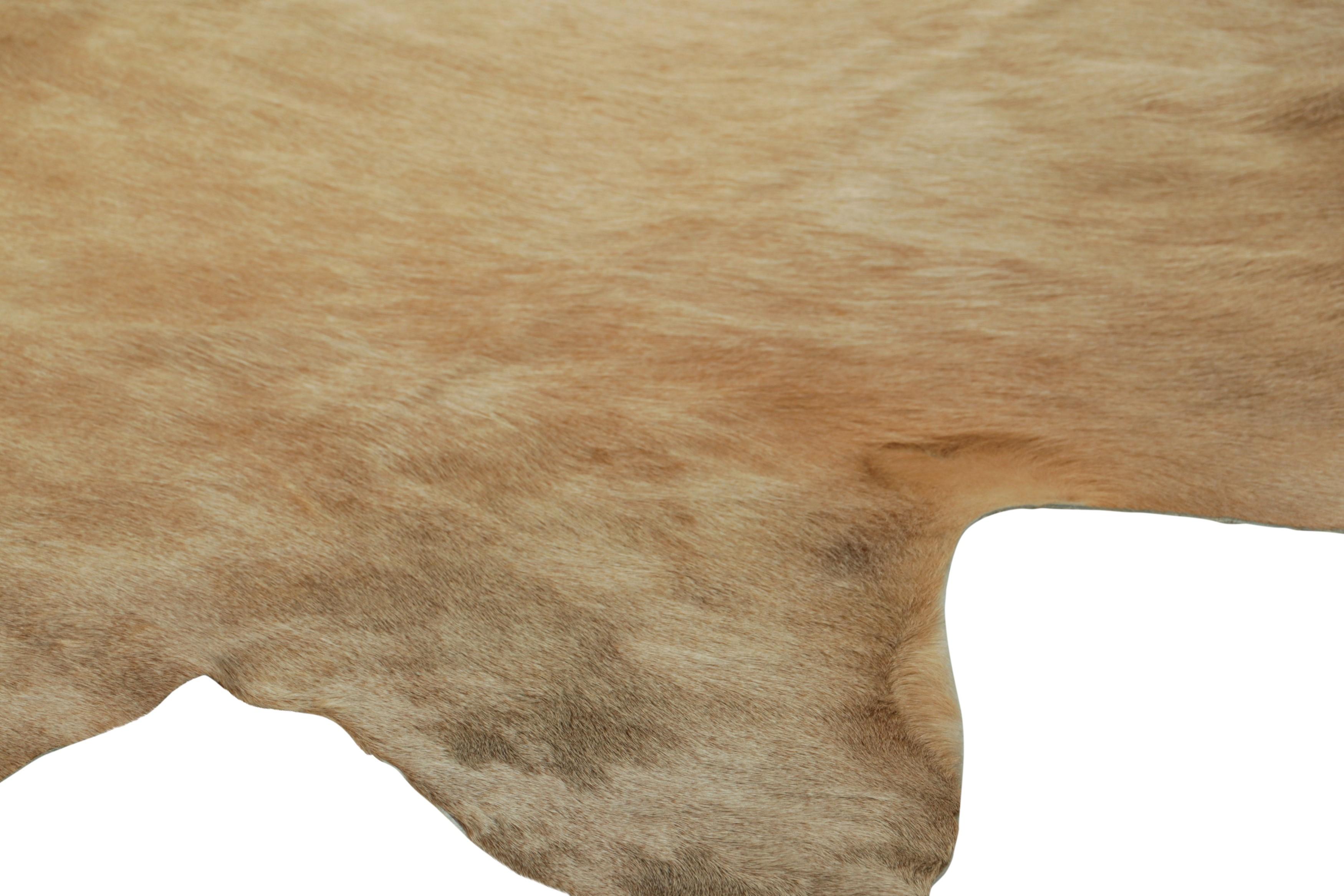 Rug & Kilim’s Extra Large Cowhide Rug in Brown, Gray and White Tones In New Condition For Sale In Long Island City, NY