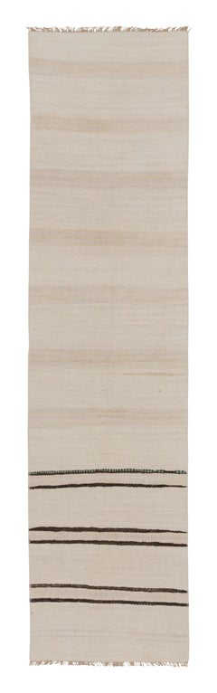 Rug & Kilim’s Flatweave Runner with Subtle Stripes