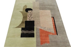Rug & Kilim’s French Art Deco Style Rug with Polychromatic Geometric Patterns