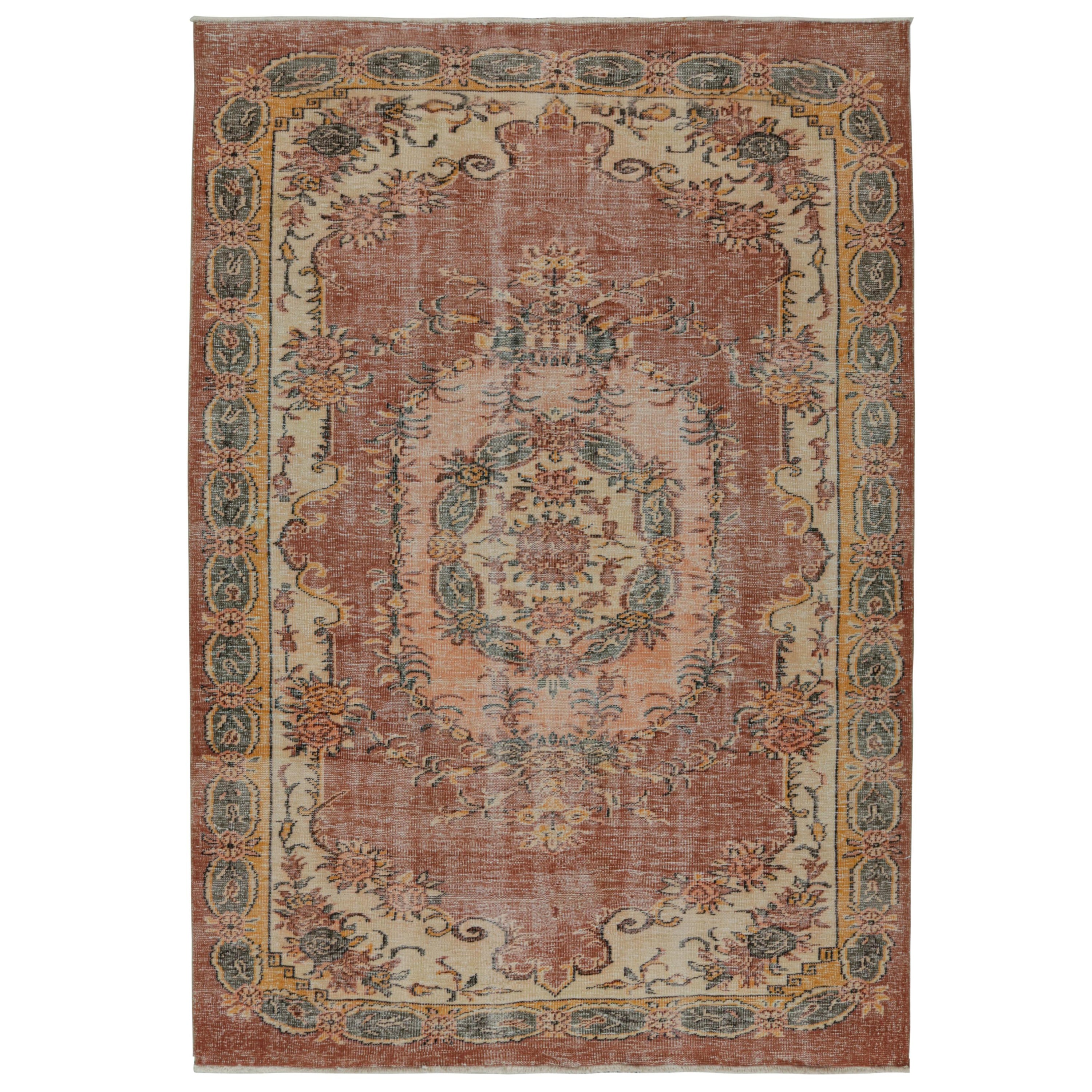 Rug & Kilim è un tappeto d'ispirazione francese Savonnerie, vintage, di Zeki Muren in vendita