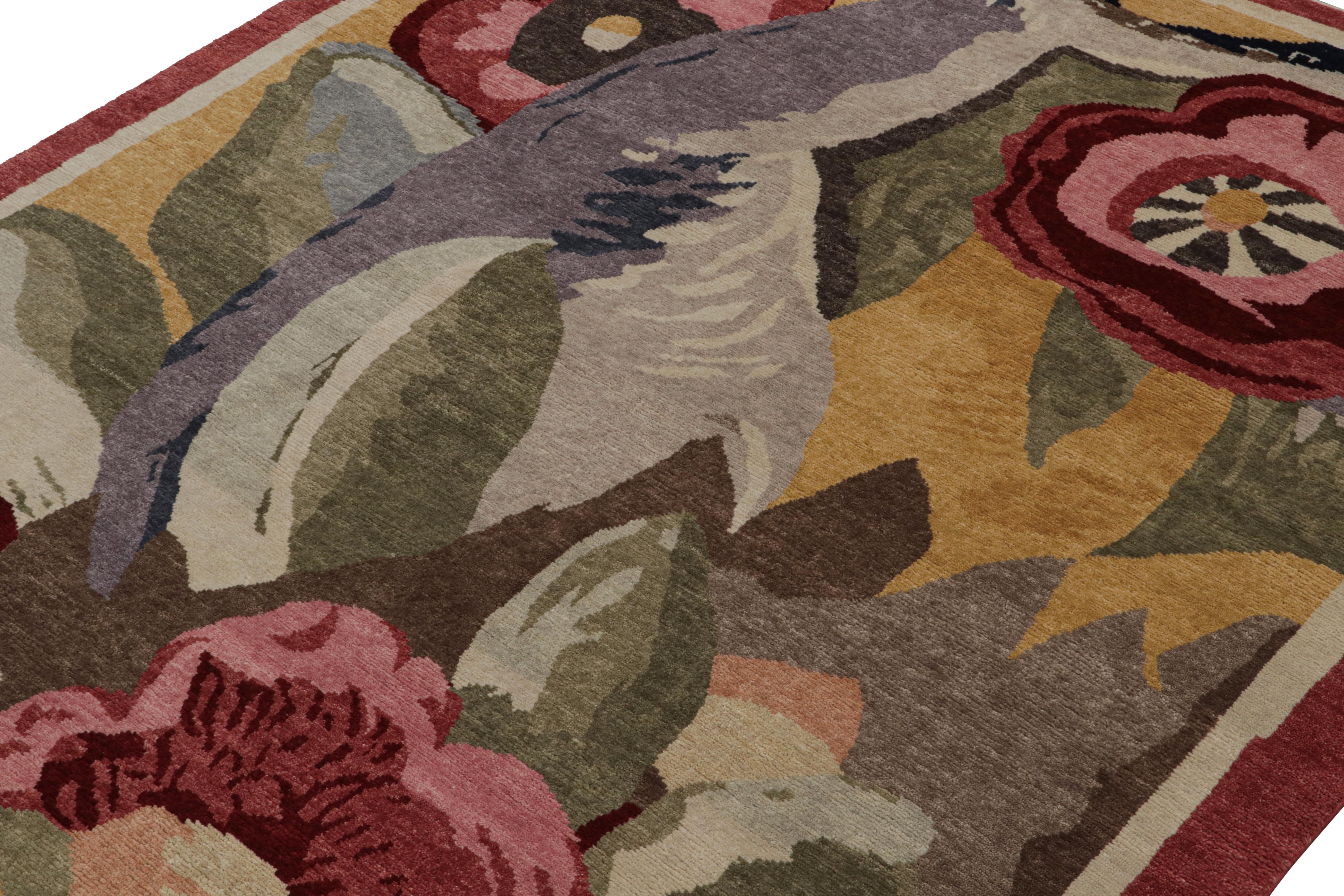 Cette ode 8x10 aux tapis Art déco français est le prochain ajout à la nouvelle collection Deco de Rug & Kilim. Noué à la main en laine.

Plus loin dans le Design : 

Cette pièce arbore le style déco des années 1920 avec de luxuriantes fleurs