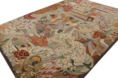 Rug & Kilim’s French Style Art Deco rug in Polychromatic Floral Patterns