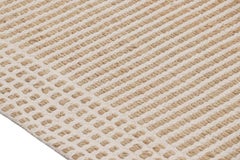 Rug & Kilim’s Modern Striped Flatweave in Beige and Cream Tones