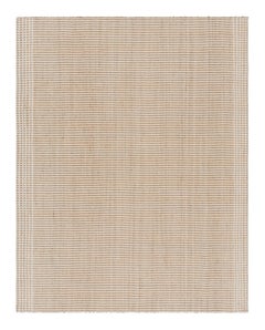 The Moderns Modern Striped Flatweave de Rug & Kilim dans les tons beige et crème