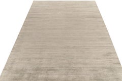 Rug & Kilim's Hand-Knotted Contemporary Rug in Striated Grey