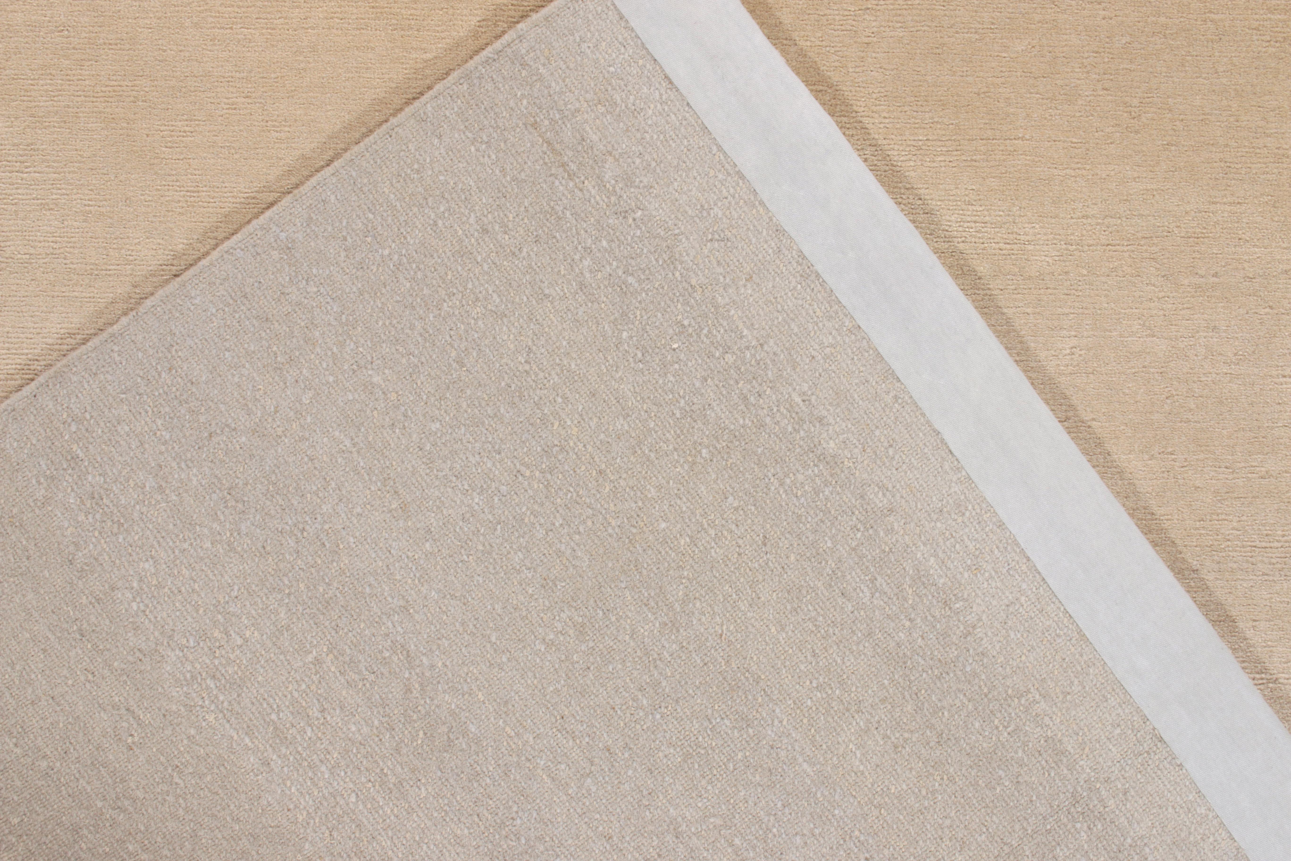 Rug & Kilim's handgeknüpfter Modern Gradiant-Teppich in Rosa, Beige und Blau (Handgeknüpft) im Angebot