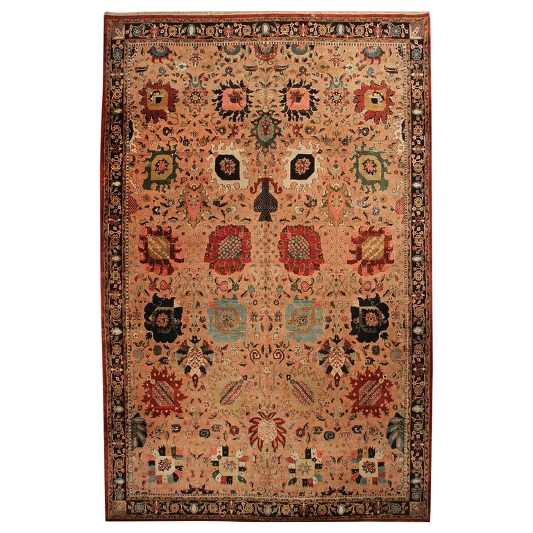 Hand Knotted Transitional Style Rug, Transitional Area Rugs Brown
