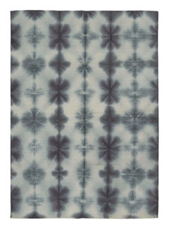Rug & Kilim’s Indian Dhurrie Rug in Cream, Gray and Black Geometric Patterns