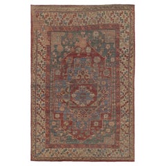 Rug 
Kilim’s Kazak-Inspired Rug in Red and Blue Tribal Pattern
