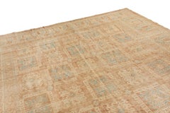 Rug & Kilim's Khotan Blue and Beige Wool Rug