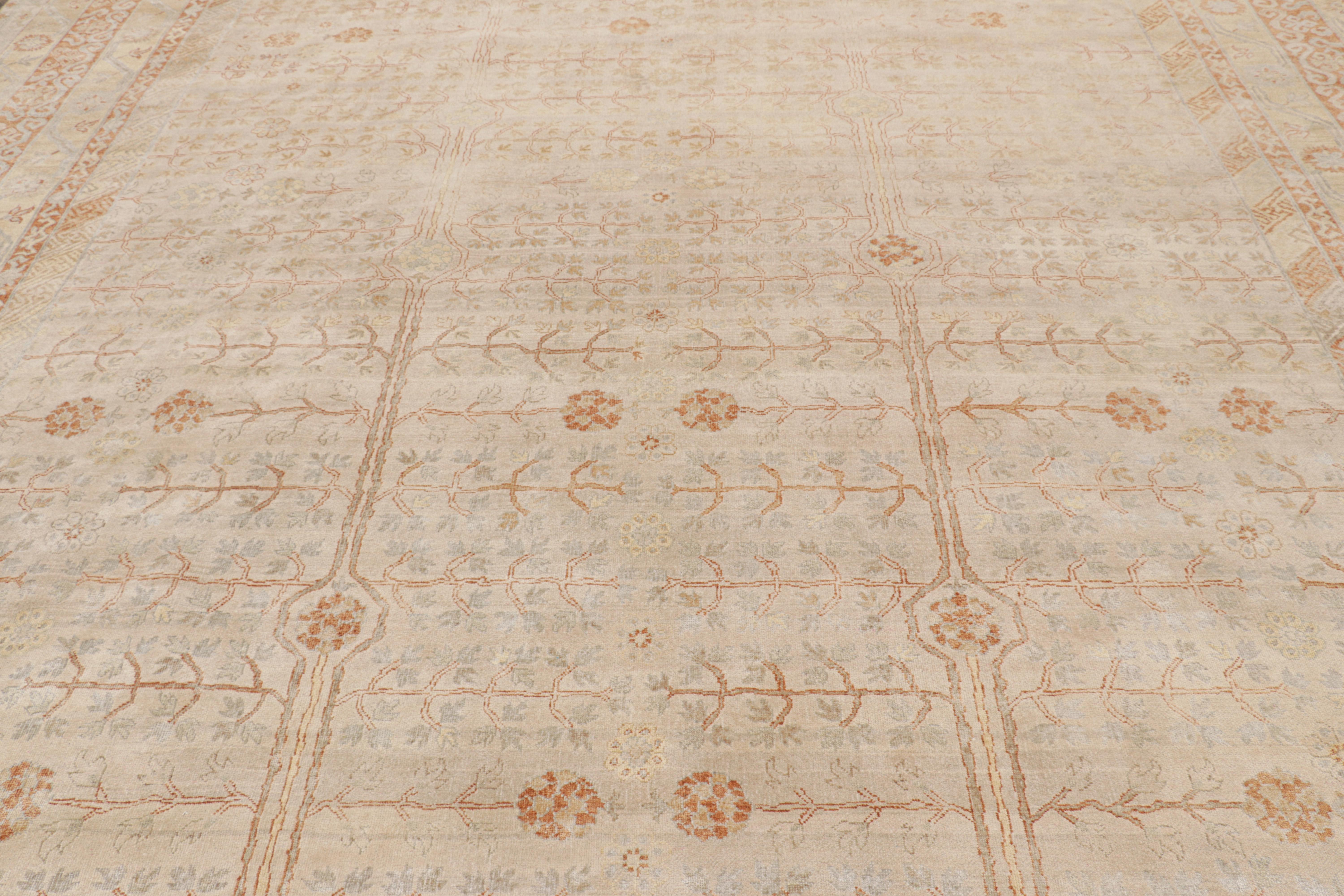 Dieser moderne Teppich im Format 12×15, handgeknüpft aus Wolle und Seide, ist eine kühne Ergänzung der Modern Classics Collection'S von Rug & Kilim - ein anspruchsvoller und eleganter neuer Ansatz für einen historischen Stil.

Über das