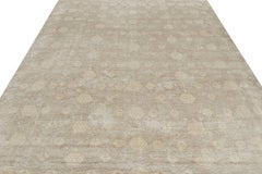 Rug & Kilim’s Khotan Samarkand Style Rug with Beige-Brown Pomegranate Patterns