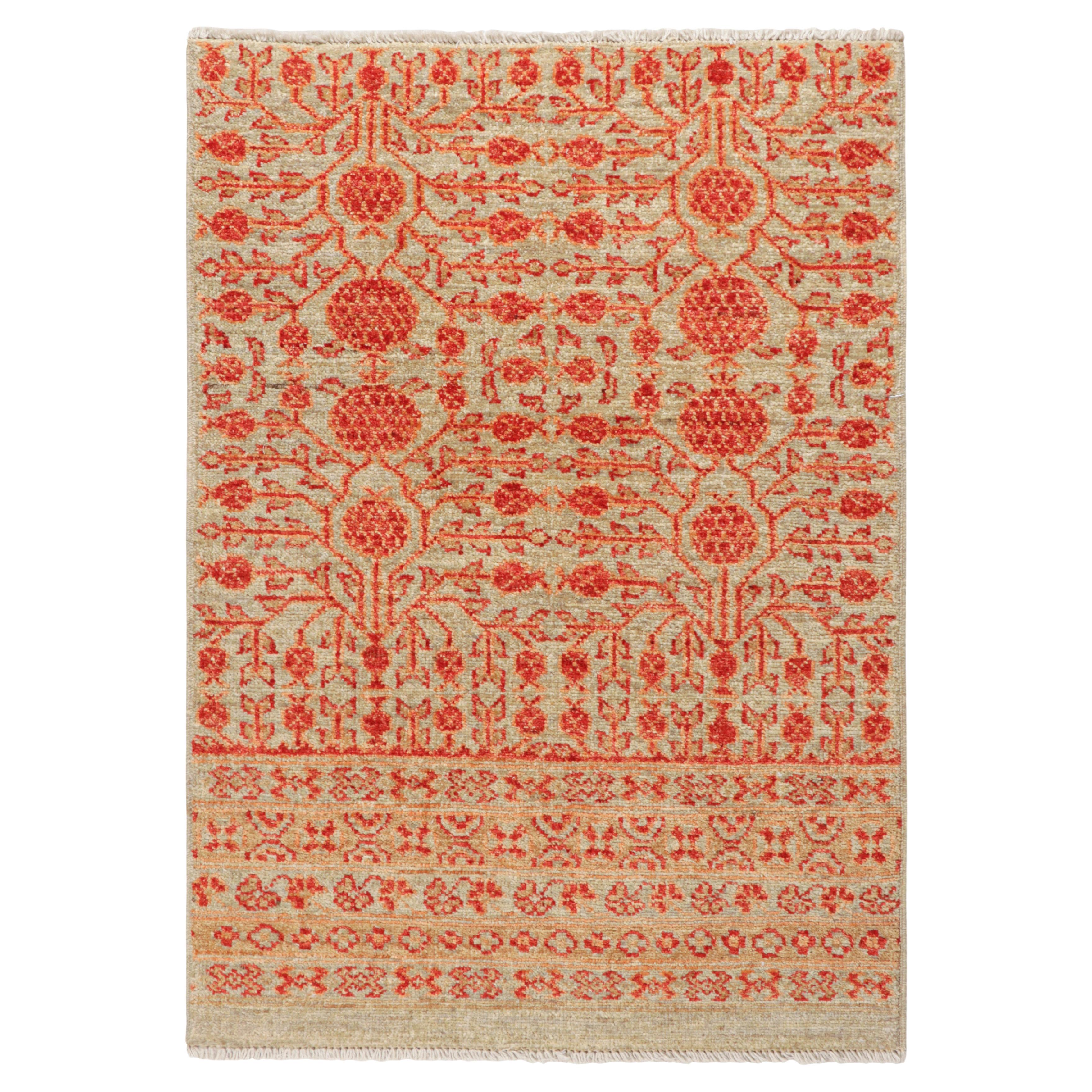 Rug
Kilim’s Khotan Style Rug in Beige-Brown with Pomegranate Patterns