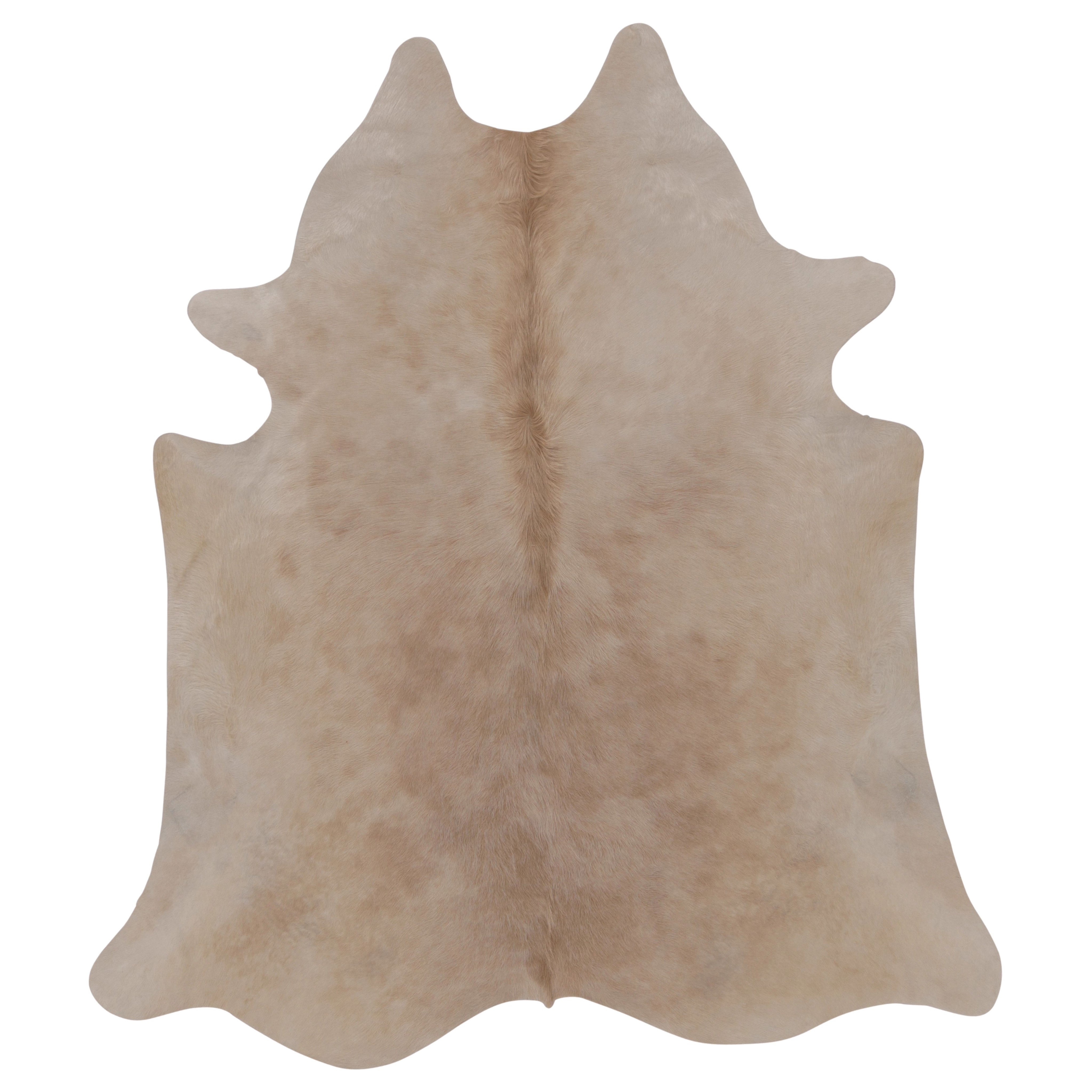 Rug 
Kilim’s Large Cowhide Rug in Beige and Cream White Tones