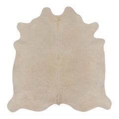 Rug 
Kilim’s Large Cowhide Rug in Cream White Tones