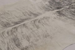 Rug & Kilim’s Large Cowhide Rug in Light Gray and Cream Tones