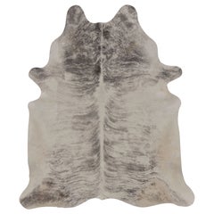 Rug 
Kilim’s Large Cowhide Rug in Light Gray and Cream Tones