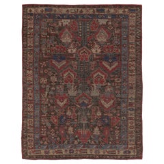 Rug & Kilim’s Malayer Persian Inspired Rug with Figural Palmettes in Rich Tones
