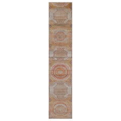 Rug & Kilim's Mamluke-inspirierter abstrakter Läufer aus polychromem achteckigem Mos
