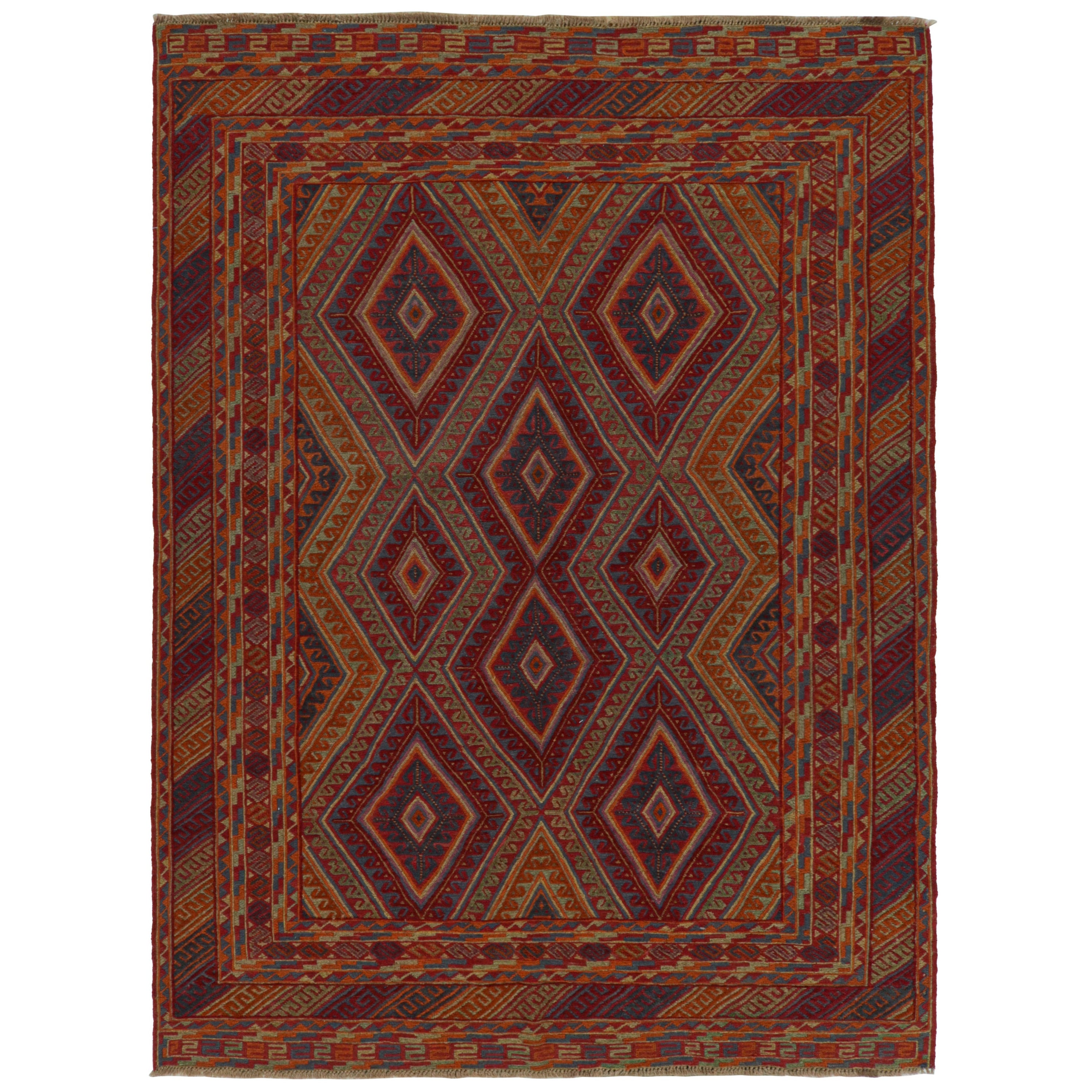 Rug
Kilim: Mashwani afgano Baluch con motivi geometrici colorati