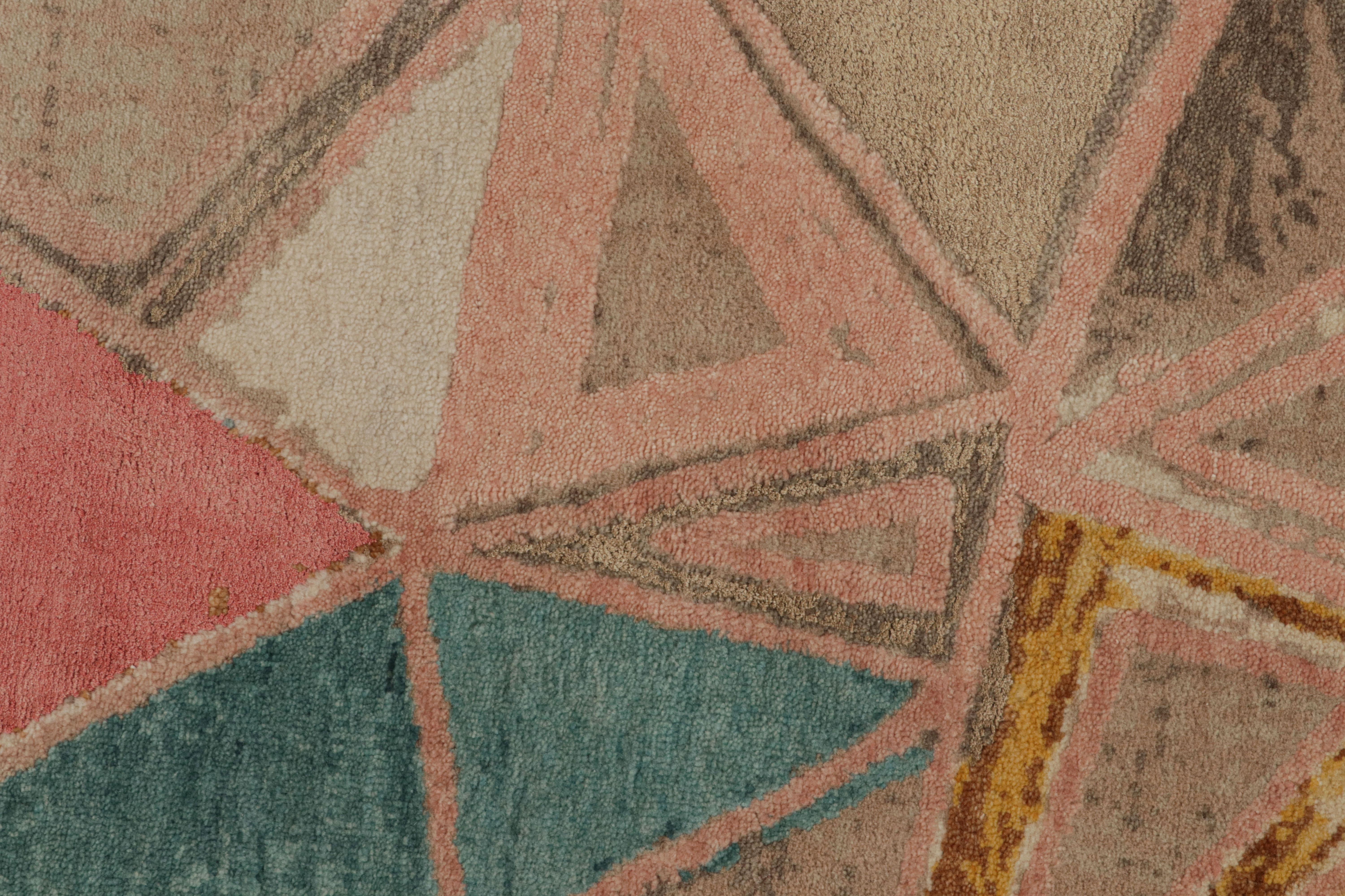 Rug & Kilim è un tappeto moderno di metà secolo con motivo geometrico policromatico In condizioni Nuovo in vendita a Long Island City, NY