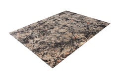 Rug & Kilim’s Abstract Rug In Beige-Brown Geometric Pattern