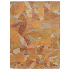 Rug & Kilim’s Mid-Century Modern Style Rug with Geometric Patterns