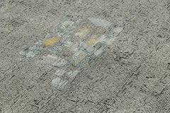 Rug & Kilim’s Ming Dynasty Style Custom Rug in White, Black and Blue Pictorials