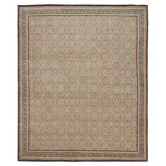 Rug & Kilim - Tappeto moderno del XVIII secolo in stile cinese con motivi geometrici