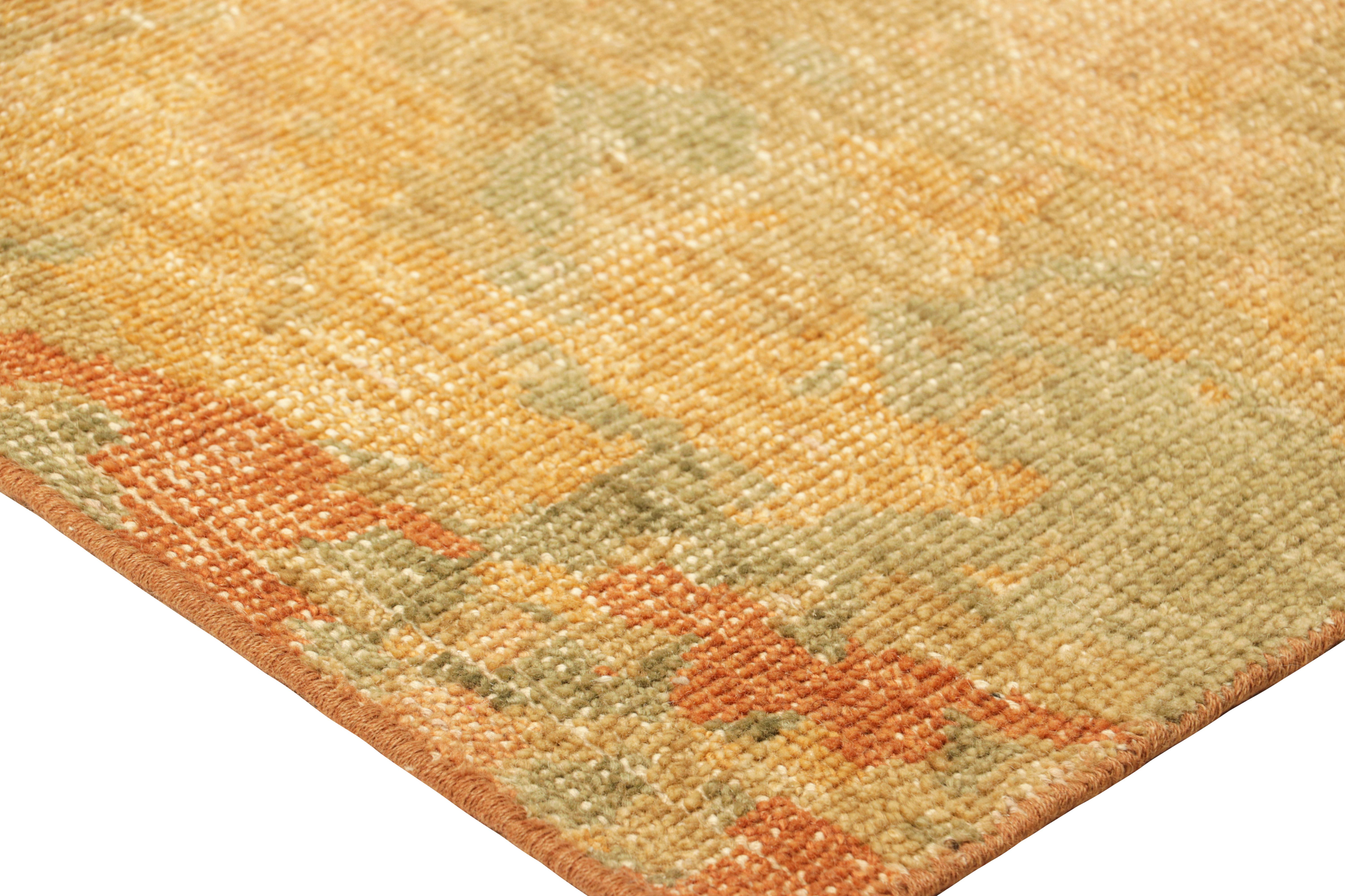 Rug & Kilim's Moderner abstrakter Kunstteppich mit bunten Blumenmustern (21. Jahrhundert und zeitgenössisch) im Angebot