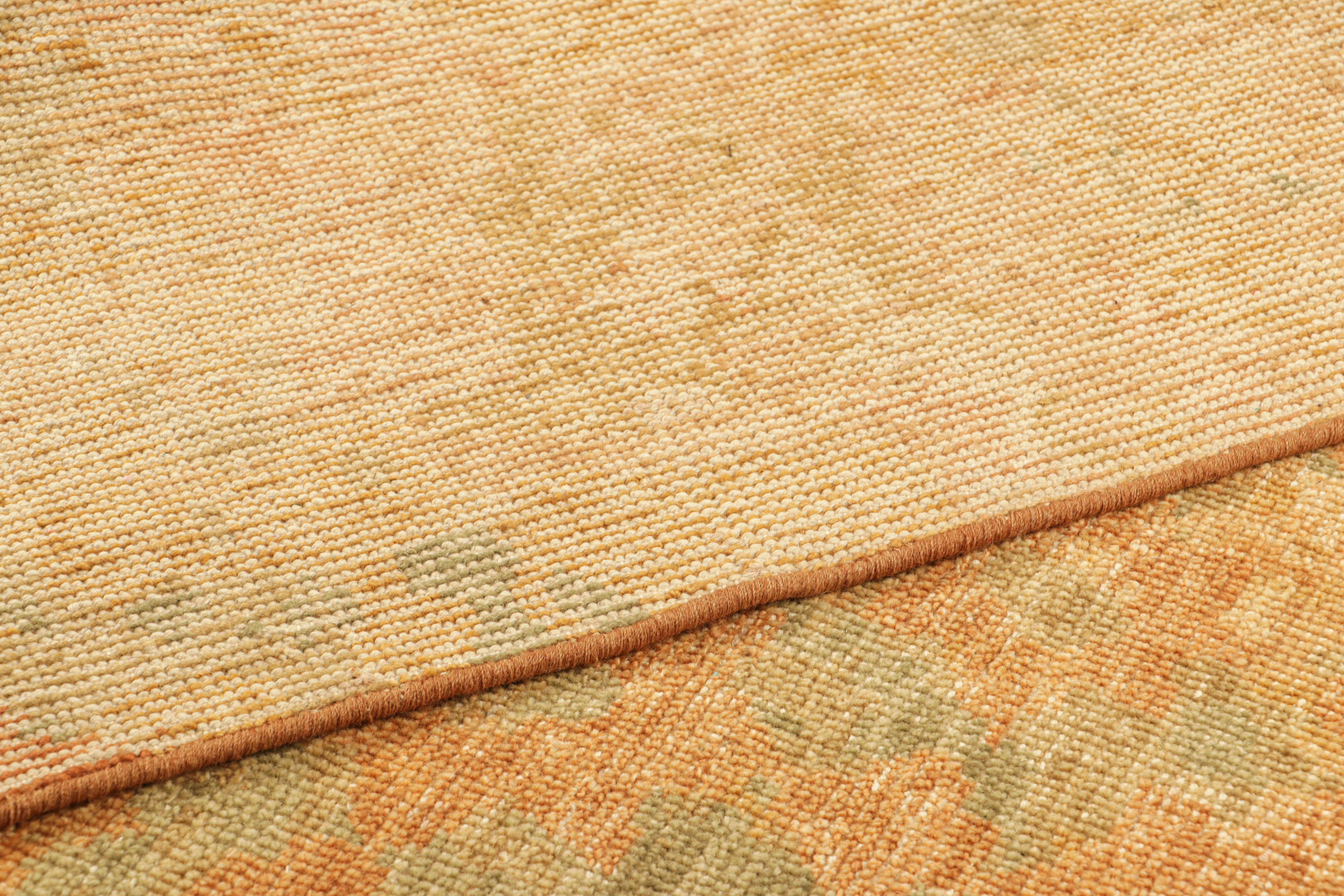 Rug & Kilim's Moderner abstrakter Kunstteppich mit bunten Blumenmustern (Wolle) im Angebot