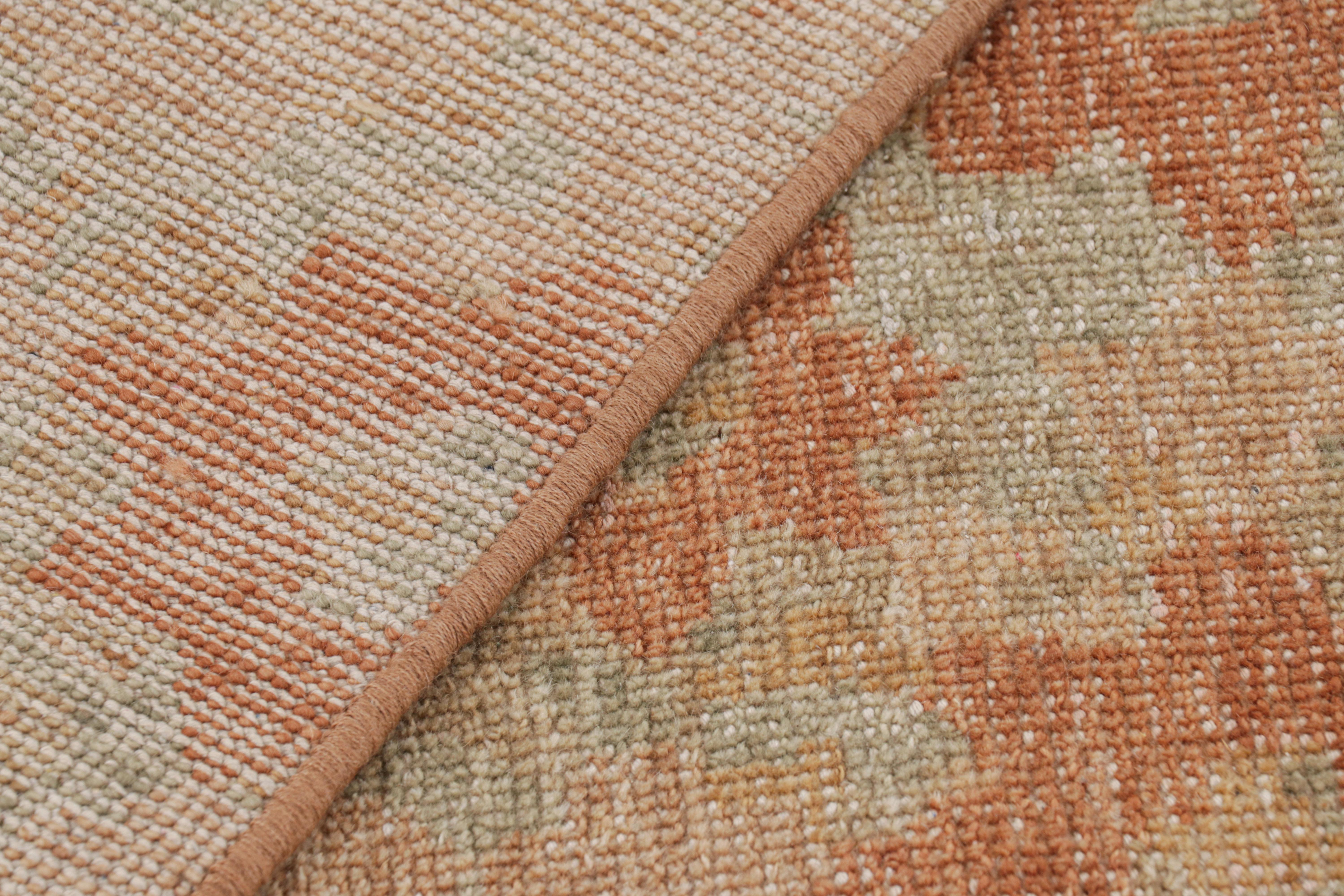 Rug & Kilim's Moderner abstrakter Kunstteppich mit bunten Blumenmustern (Wolle) im Angebot