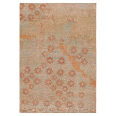 Rug & Kilim's Modern Abstract Art Rug with Colorful Floral Patterns (tapis d'art abstrait moderne aux motifs floraux colorés)