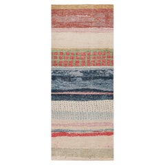 Rug & Kilims moderner abstrakter Kunst-Läufer in polychromen Tönen