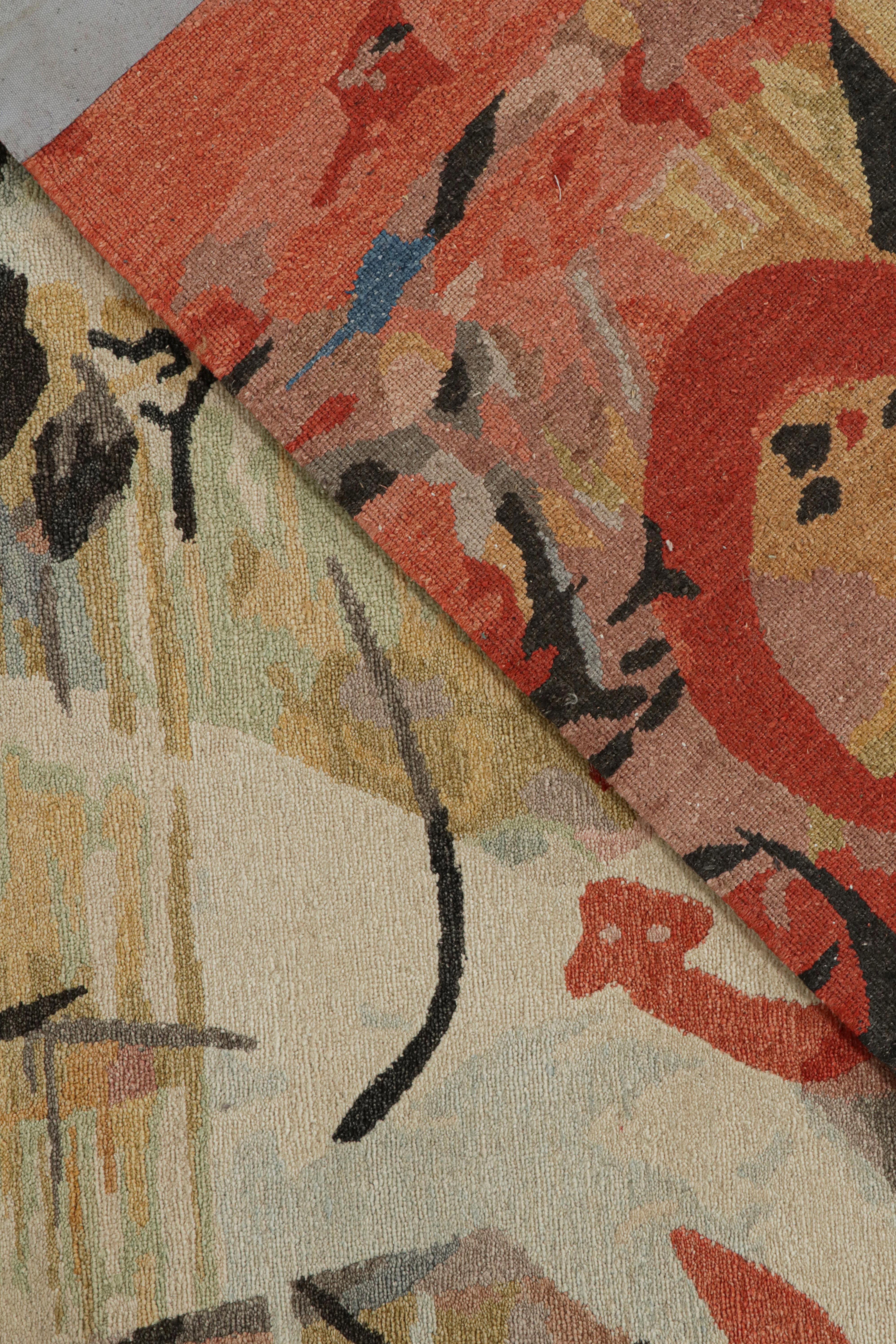 Rug & Kilim's Modern Abstract Rug in Multicolor-Mustern (21. Jahrhundert und zeitgenössisch) im Angebot