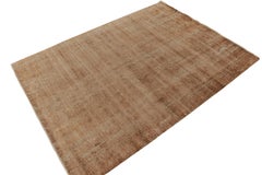 Rug & Kilim’s Modern Abstract Rug in Beige-Brown and Gray