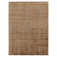 Rug & Kilim’s Modern Abstract Rug in Beige-Brown and Gray