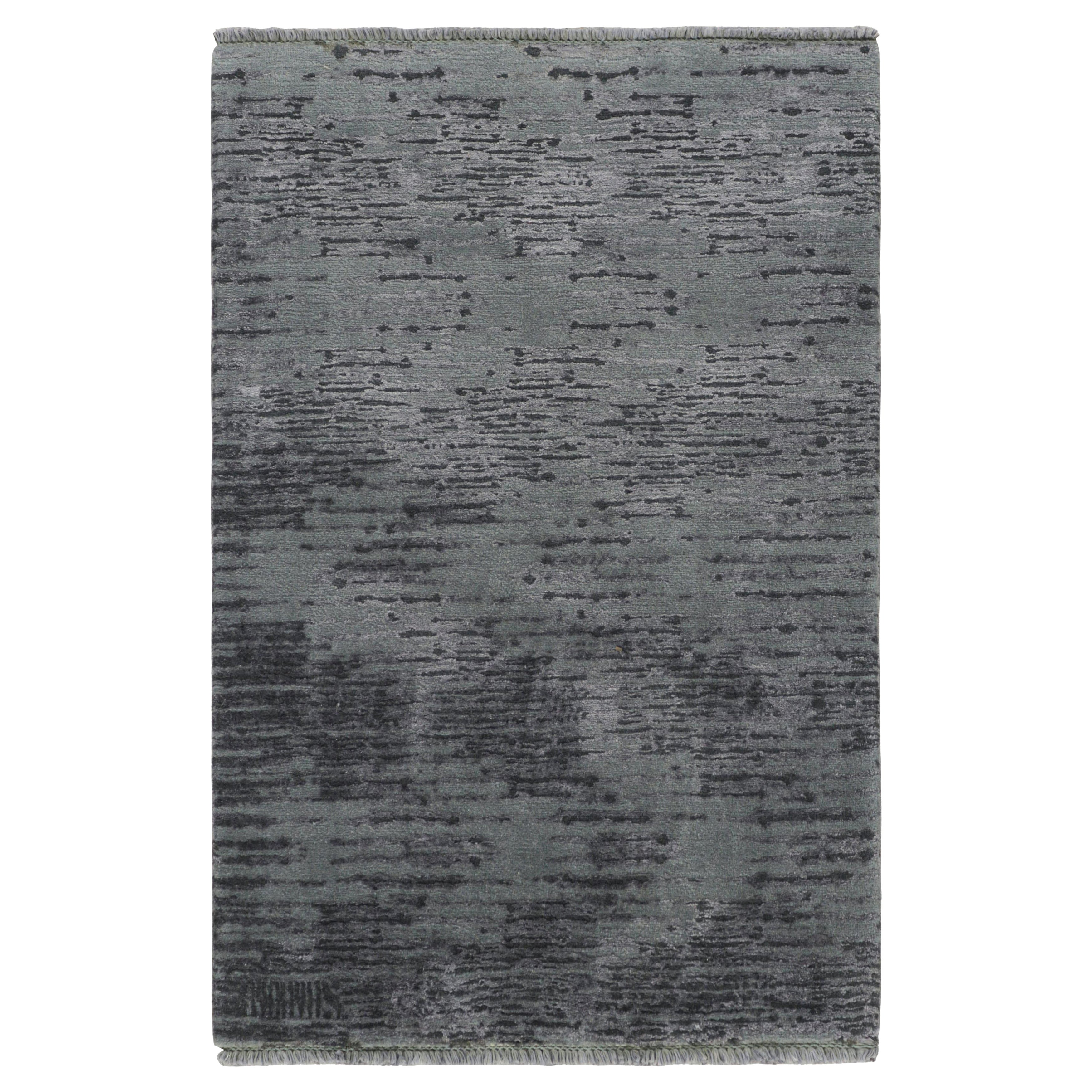 Rug
Kilim
s Modern Abstract Rug in Schwarz und Grau