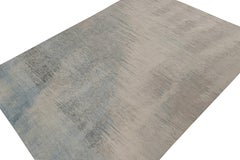 Tappeto astratto moderno di Rug & Kilim nei toni del blu e del grigio