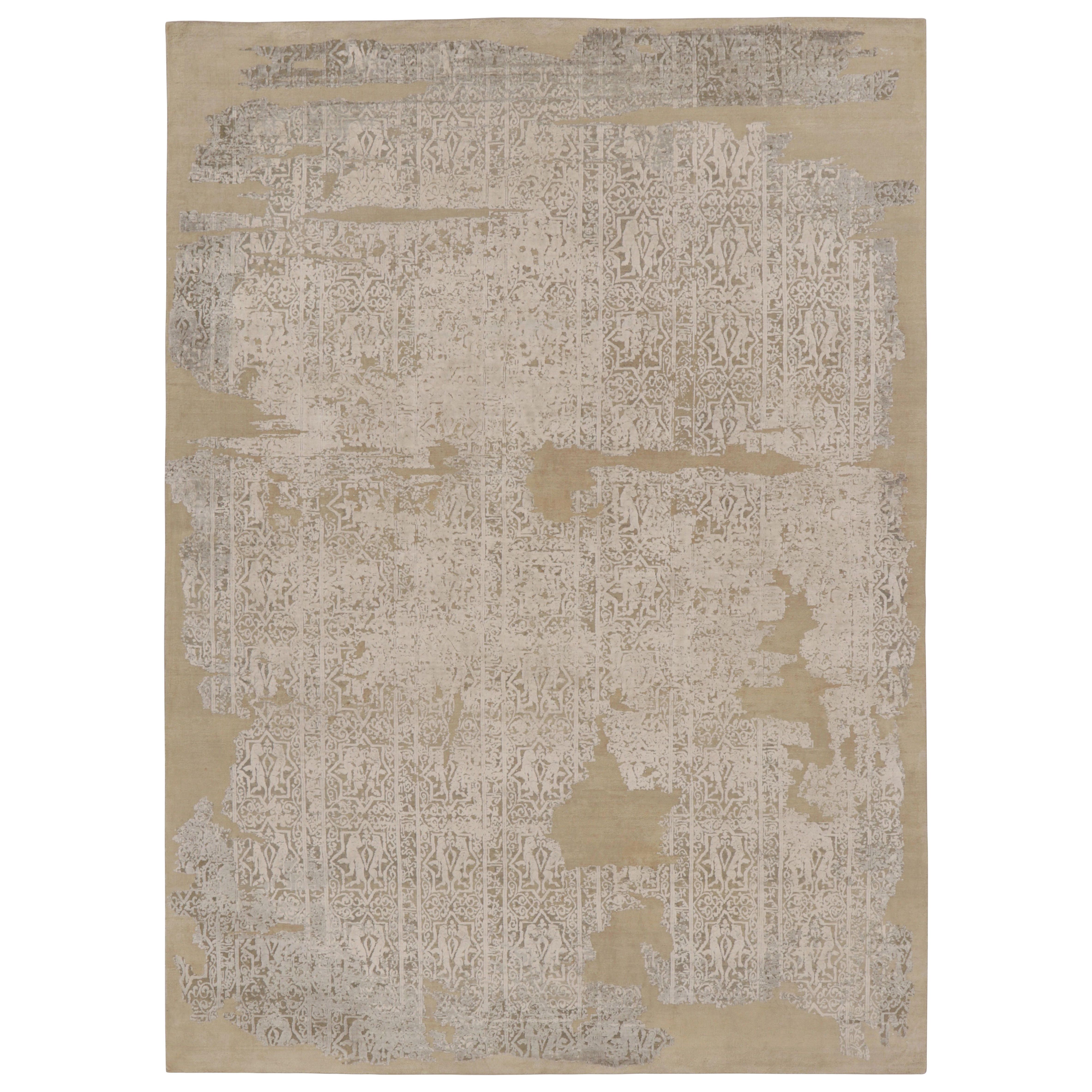 Rug
Kilim
s Modern Abstract Rug in Chalk and Ash Fragment Design