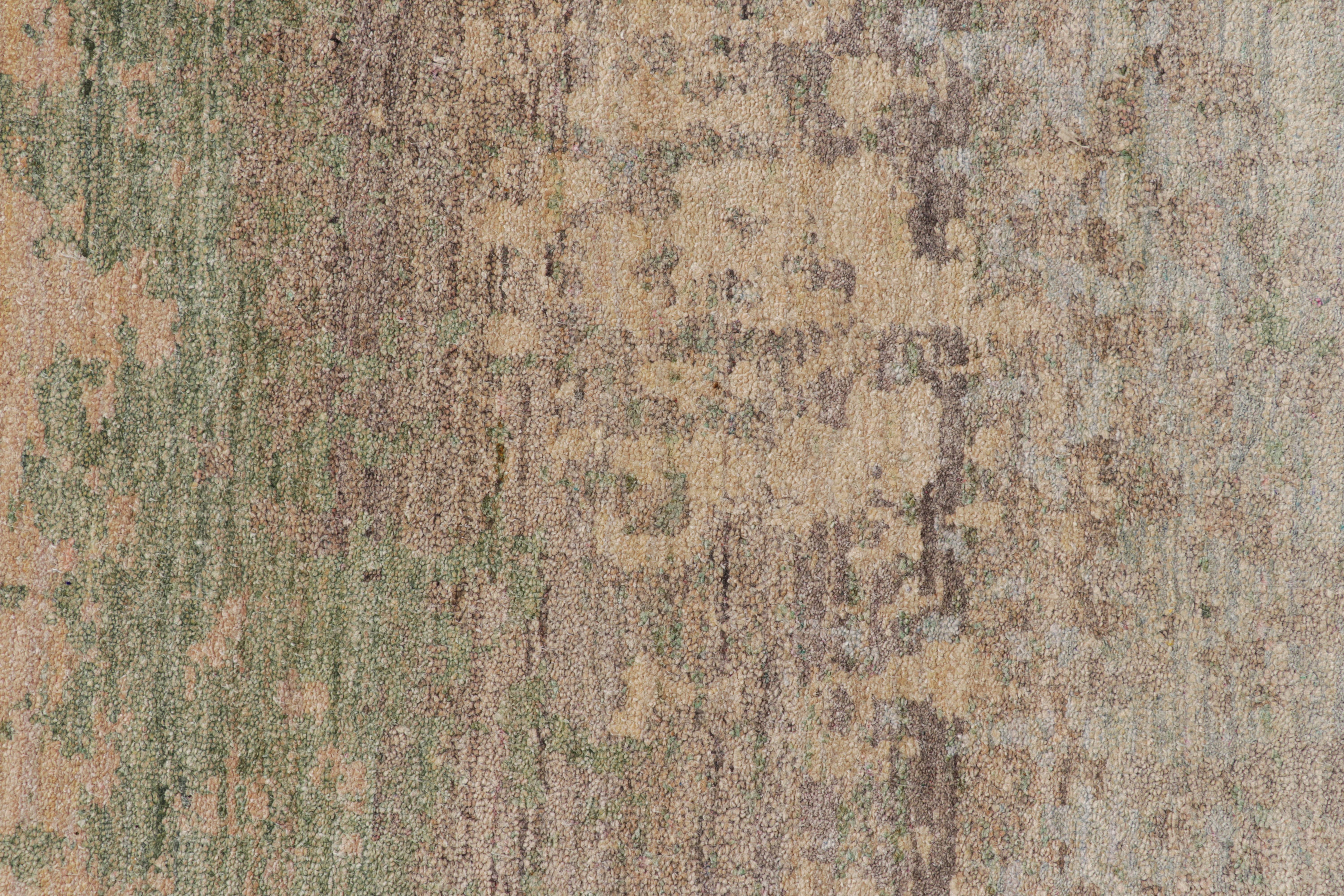 Rug & Kilim’s Modern Abstract Rug in Polychromatic Painterly Patterns Moderno en venta