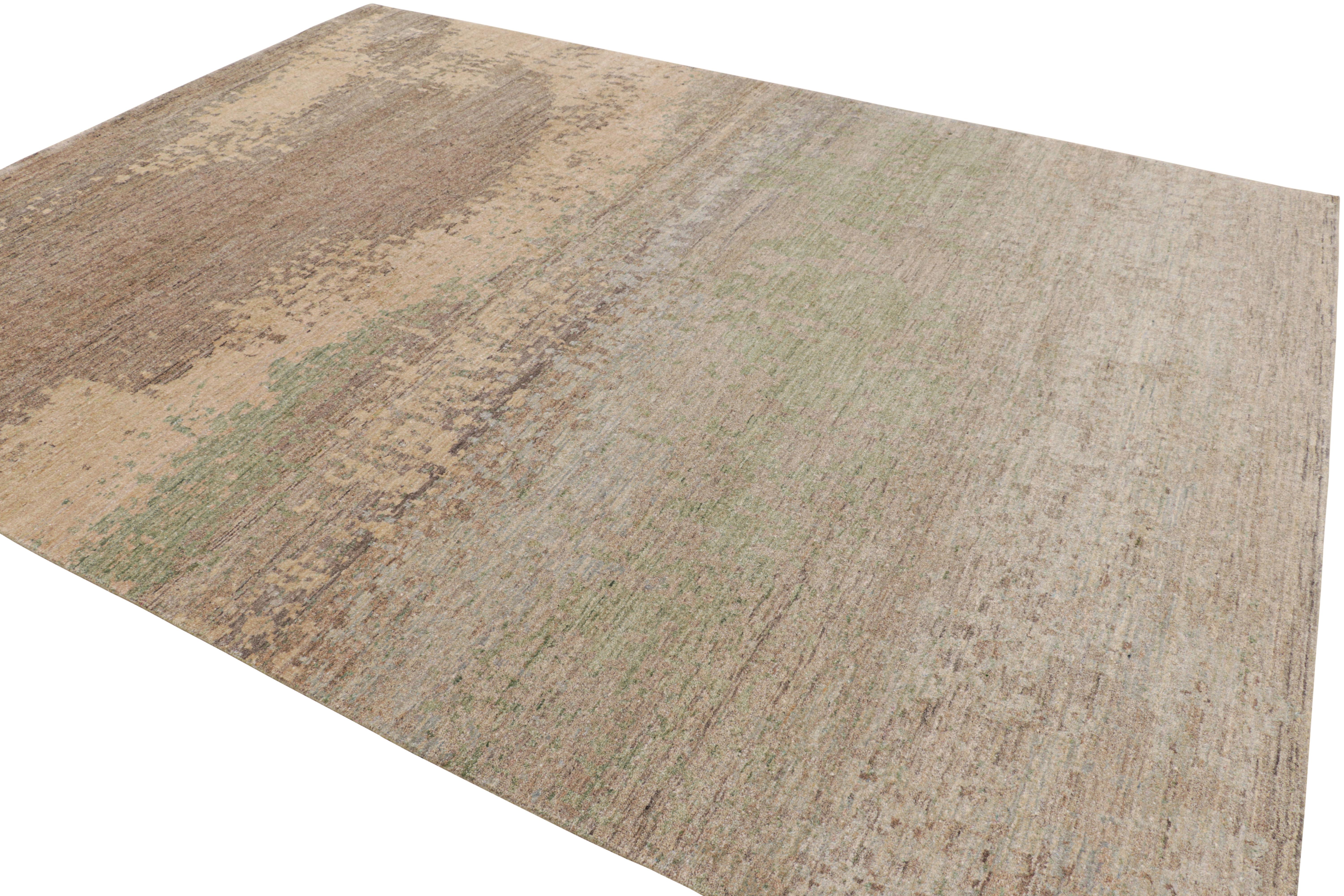 Rug & Kilim’s Modern Abstract Rug in Polychromatic Painterly Patterns Indio en venta