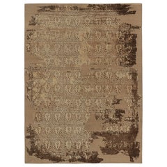 Rug & Kilim's Modern Abstract Rug in Sienna Brown