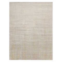 Rug & Kilim’s Modern Abstract rug in Silver & Gold