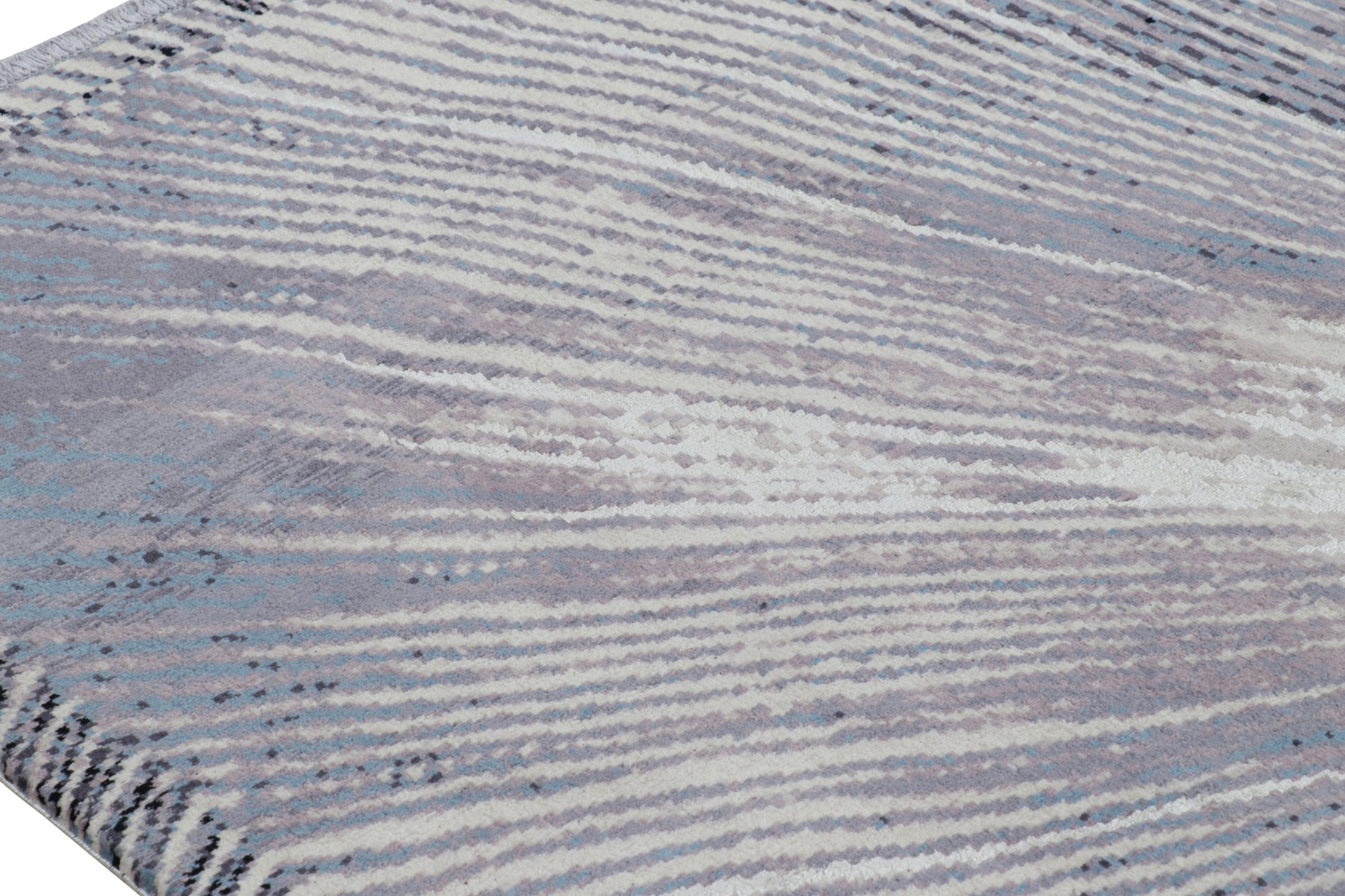Rug & Kilim's Modern Abstract Rug With Geometric Patterns Zarmix (tapis abstrait moderne à motifs géométriques) Neuf - En vente à Long Island City, NY