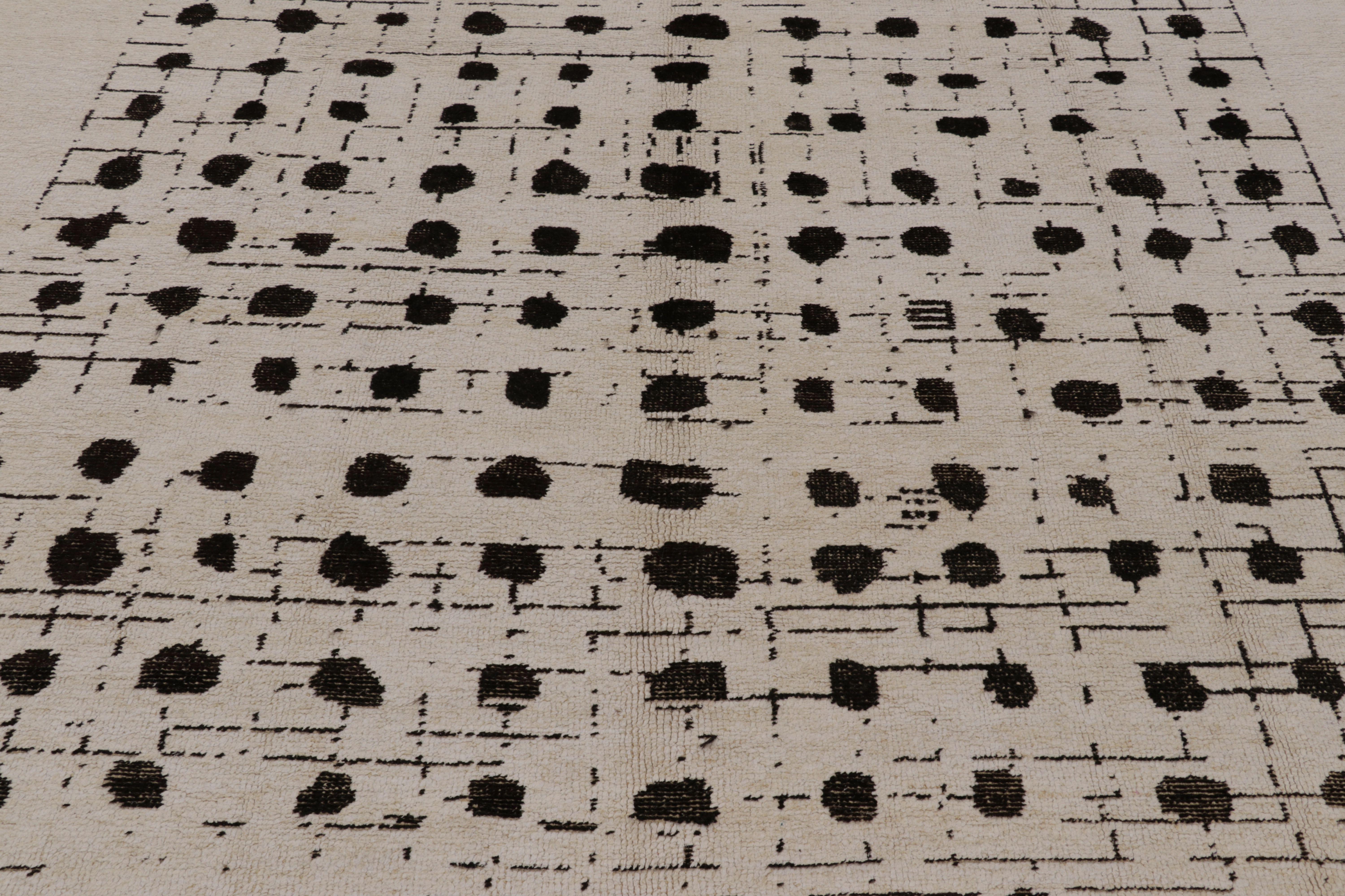 Moderno Rug & Kilim - Tappeto astratto moderno con rettangoli reticolati in vendita